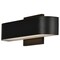 Access Lighting Montreal, BiDirectional Outdoor LED Wall Mount, Black Finish, Frosted Glass 20046LEDDMG-BL/FST - alternate 2